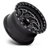 Set 4 Fuel D840 Runner OR 18x9 5x5 Gloss Black Milled Wheels 18" -12mm Rims