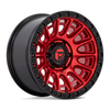 17" Fuel 1PC D834 Cycle 17x8.5 6x5.5 25mm Wheel Candy Red With Black Ring Rim
