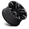Set 4 Fuel D849 Rebar 20x9 6x135 Gloss Black Milled Wheels 20" 1mm Rims