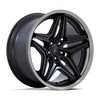 Set 4 Asanti Black ABL-46 Duke 20x10.5 5x115 Satin Black Ddt Lip Wheels 20" 18mm