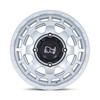 Black Rhino Powersports Chamber Utv 15x7 4x156 Silver Machined Wheel 15" 10