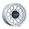 Black Rhino Powersports Rapid Utv 15x7 4x137 Hyper Silver Machined Rim 15" 10mm