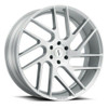 Status Juggernaut 20x9 5x5.5 Silver W/ Brushed Machined Face Wheel 20" 20mm Rim