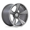 American Racing TTF 20x9.5 5x4.5 Matte Anthracite Machined Lip Wheel 20" 32mm