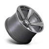 20" American Racing TTF 20x9.5 5x4.5 32mm Matte Anthracite Machined Lip Wheel