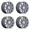 Set 4 Asanti Black ABL41 Esquire 22x9 5x115 5x120 Anthracite Machine 22" 15mm