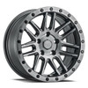 Black Rhino Arches 20x9.5 6x5.5 Matte Brushed Gunmetal Black Wheel 20" 12mm