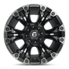 Set 4 20" Fuel D851 Vapor 20x10 8x6.5 Matte Black Gray Tint Wheels -18mm Rims