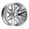 20" Fittipaldi Wheel FA14MC 20x9 Mirror Coat 8x170 18mm For Ford F250 F350 Rim