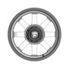 18" Fittipaldi Wheel FA16MB 18x9 Gloss Black Machined 5x4.5 5x5 12mm Truck Rim