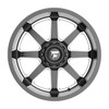 20" Fittipaldi Wheel FA16BM 20x9 Gloss Black Milled 8x170 12mm For Ford Rim