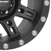 Set 4 Pro Comp PA31 Stryler 16x8 6x5.5 Flat Black Wheels 16" 0mm Rims