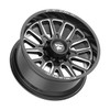 20" Fittipaldi Wheel FA18BM 20x9 Gloss Black Milled 8x180 18mm For Chevy GMC Rim