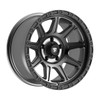 20" Fittipaldi Wheel FT104AB 20x9 Satin Anthracite Satin Black Lip 8x6.5 8mm Rim