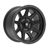 Set 4 20" Fittipaldi Wheels FT104SB 20x9 Satin Black 6x5.5 18mm Truck Suv Rims
