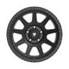 Set 4 17" Fittipaldi Wheels FT104SB 17x9 Satin Black 6x5.5 -12mm Lifted Rims
