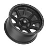 Set 4 17" Fittipaldi Wheels FT104SB 17x9 Satin Black 6x5.5 -12mm Lifted Rims