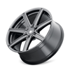 Set 4 18" Mazzi Laguna 18x8 Gloss Black Milled 5x4.25 5x4.5 Wheels 35mm Rims