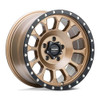 Set 4 Pro Comp PA34 Rockwell 17x8 5x5 Matte Bronze With Black Lip Wheels 17" 0mm