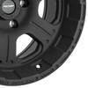 Set 4 Pro Comp PA89 Kore 17x8 6x5.5 Flat Black Wheels 17" 0mm Rims