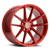 Victor Equipment Zuffen 20x10 5x130 Candy Red Wheel 20" 50mm Rim