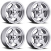 Set 4 15" Ultra 50K Machined Clear Coat 15x7 Wheels 6x5.5 -06mm Truck SUV Rims