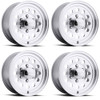 Set 4 14" Ultra 062 Smooth Mod Trailer  14x6 Wheels 5x4.50 mm