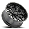 17" Ultra 203BM Hunter 17x9 5x5.5 Gloss Black CNC Milled Accents Wheel 12mm Rim