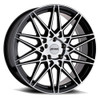 Petrol P3C 20x8.5 5x115 Gloss Black W/ Machined Face Wheel 20" 40mm Rim