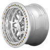 Set 4 KMC KM235 Grenade Crawl Beadlock 18x9 5x5 Machined Wheels 18" 10mm Rims