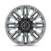 Set 4 20" Fuel D806 Flame 20x9 8x180 1mm Platinum Wheels For Chevy GMC Rims