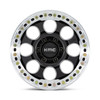 KMC KM237 Riot Beadlock 17x8.5 6x135 Satin Black Machined Ring Wheel 17" 0mm