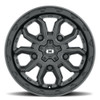 16" Vision 410 Korupt Satin Black 16x6.5 Wheel 5x130 45mm Rim