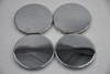 Set 4 Generic Chrome Center Caps 200-14E Fits 68mm Center - 71mm Outer Diameter