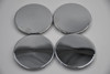 Set 4 Generic Chrome Center Caps 200-14E Fits 68mm Center - 71mm Outer Diameter