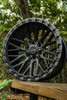 Set 4 20" Vortek Apollo  VRT-608 Matte Black 20x12 Wheels 6x135 6x5.5 Rims -44