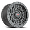 17" Vortek Matte Black VRD-701 17x9 Wheel 6x4.5 6x5.5 0mm For Chevy GMC Cadillac