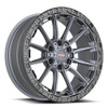 17" Vortek Matte Titanium Black Bead Ring VRT-601 17x9 Wheel 6x135 6x5.5 -12mm