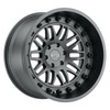 Black Rhino Fury 20x9.5 6x5.5 Matte Gunmetal Wheel 20" -18mm Rim