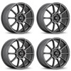 Set 4 18" Konig 41MG Runlite  18x8 Wheels 5x4.50 +45mm