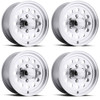 Set 4 15" Ultra 062 Smooth Mod Trailer  15x6 Wheels 5x4.50 +00mm