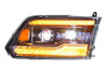 Morimoto XB LED Headlights LF520-A-ASM For Dodge Ram 09-18 Pair / Amber DRL