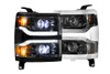 Morimoto XB LED Headlights LF543 For Chevrolet Silverado 1500 14-15 Pair / ASM