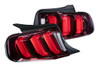 Morimoto XB LED Tails LF441.2 Tail Lights For Ford Mustang 10-12 Pair / Facelift / Red