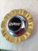 DRW Aftermarket Gold Ring Chrome Center Cap 2 Piece BC-059 Center BC-108 DRW5