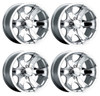 Set 4 17" Pacer 187P Warrior  17x8 Wheels 6x5.50 +10mm