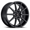 17" Focal 428SB F-04 17x7.5 4x100 4x108 Satin Black Satin Clear Coat Wheel 42mm