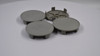 Set 4 64mm Generic Silver Snap In Center Caps Hub Cap 5 Clips