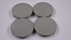 Set 4 64mm Generic Silver Snap In Center Caps Hub Cap 5 Clips