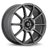 18" Konig 41MG Runlite 18x8 5x108 Matte Grey Wheel 45mm Car Suv Rim